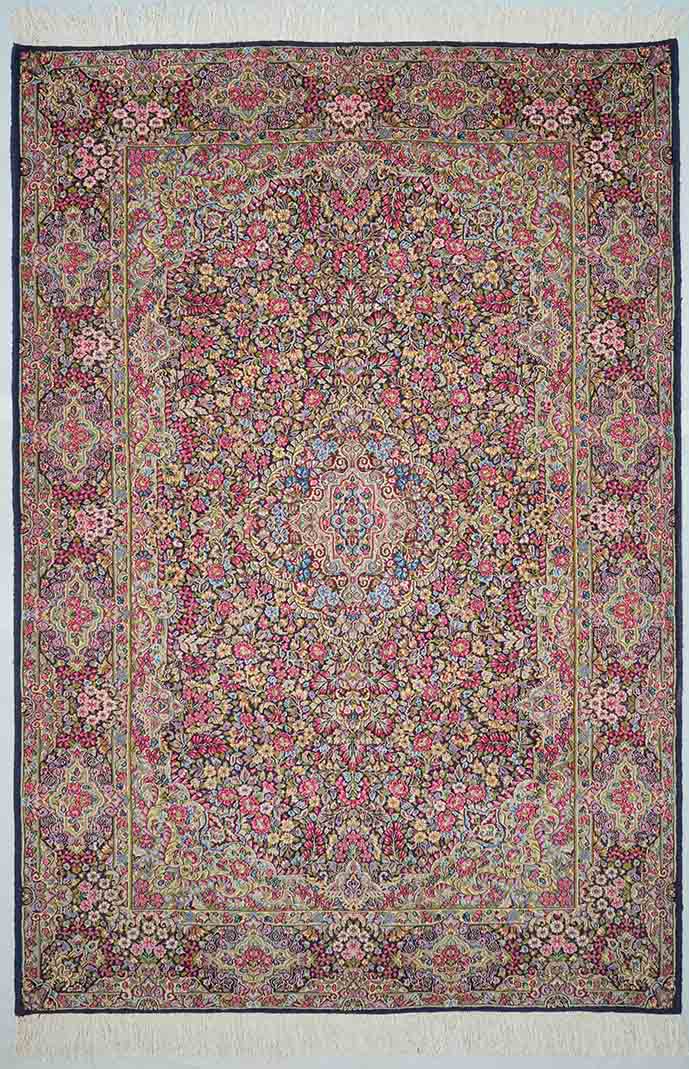 قالی کرمانی (راور)، 2.05 در 2.97 متر ، 70 جفت