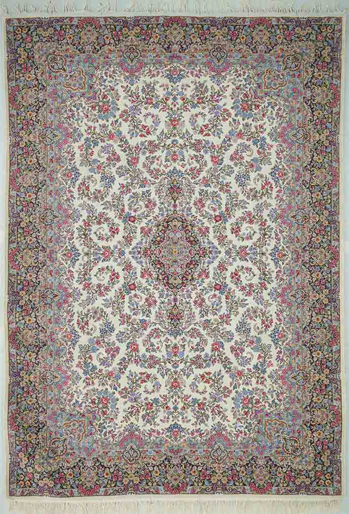 قالی کرمانی (راور)، 2.10 در 3.00 متر ،  80 جفت
