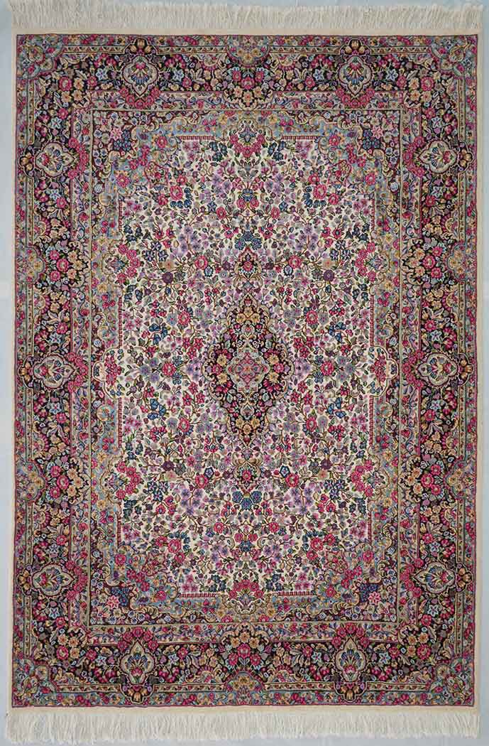 قالی کرمانی (راور)، 2.03 در 2.91 متر ،  70 جفت
